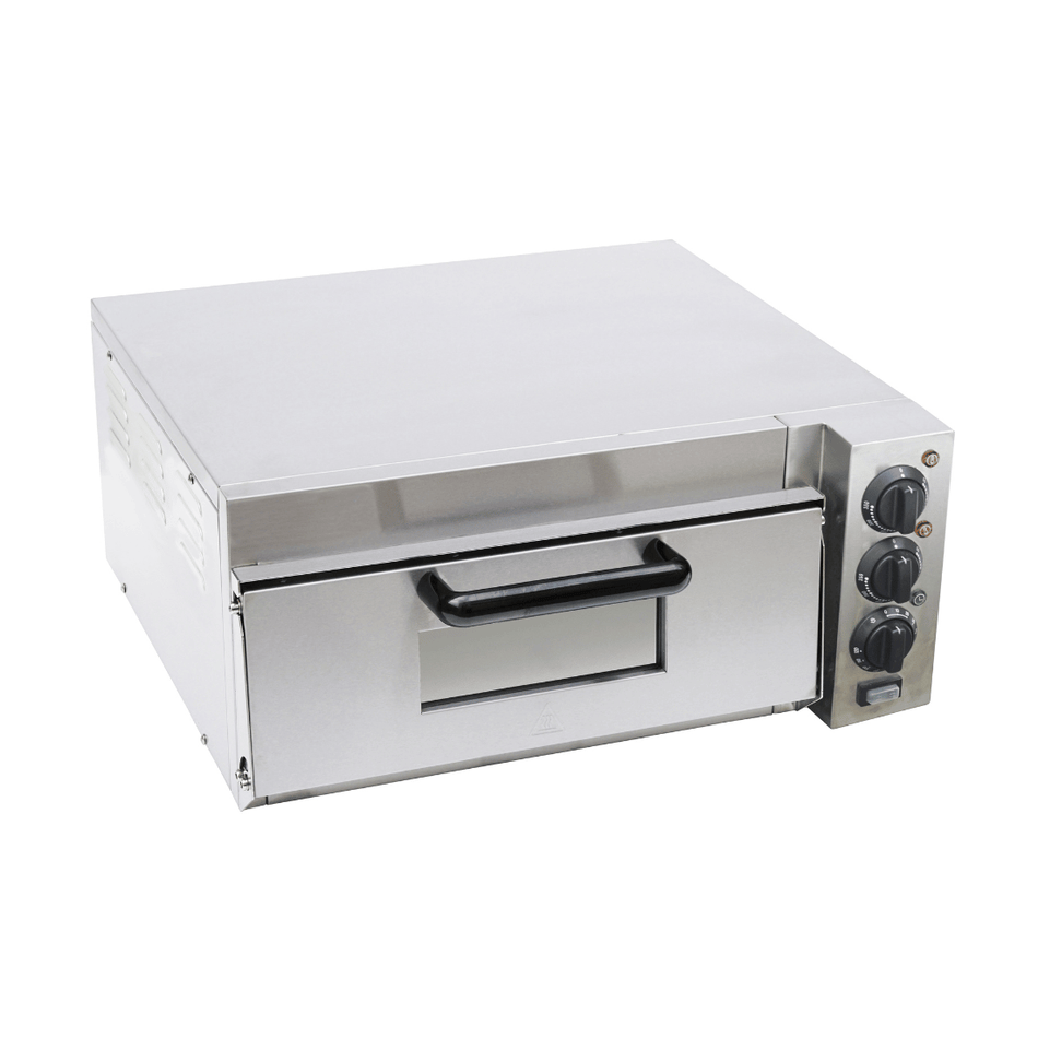 BakerMax Compact Countertop Single Deck Electric Pizza Oven - EP - 1T - Commercial Kitchen Appliances
