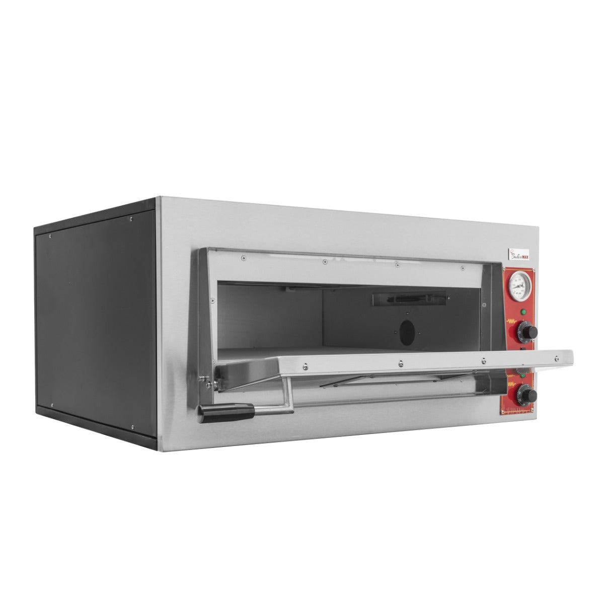Bakermax EP - 2 - 1E - Black Panther Pizza Deck Oven - Commercial Kitchen Appliances