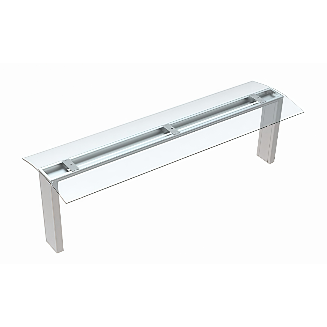 TGL-5G - Thermaster Top Glass Sneeze Guard with LED Lighting TGL-5G