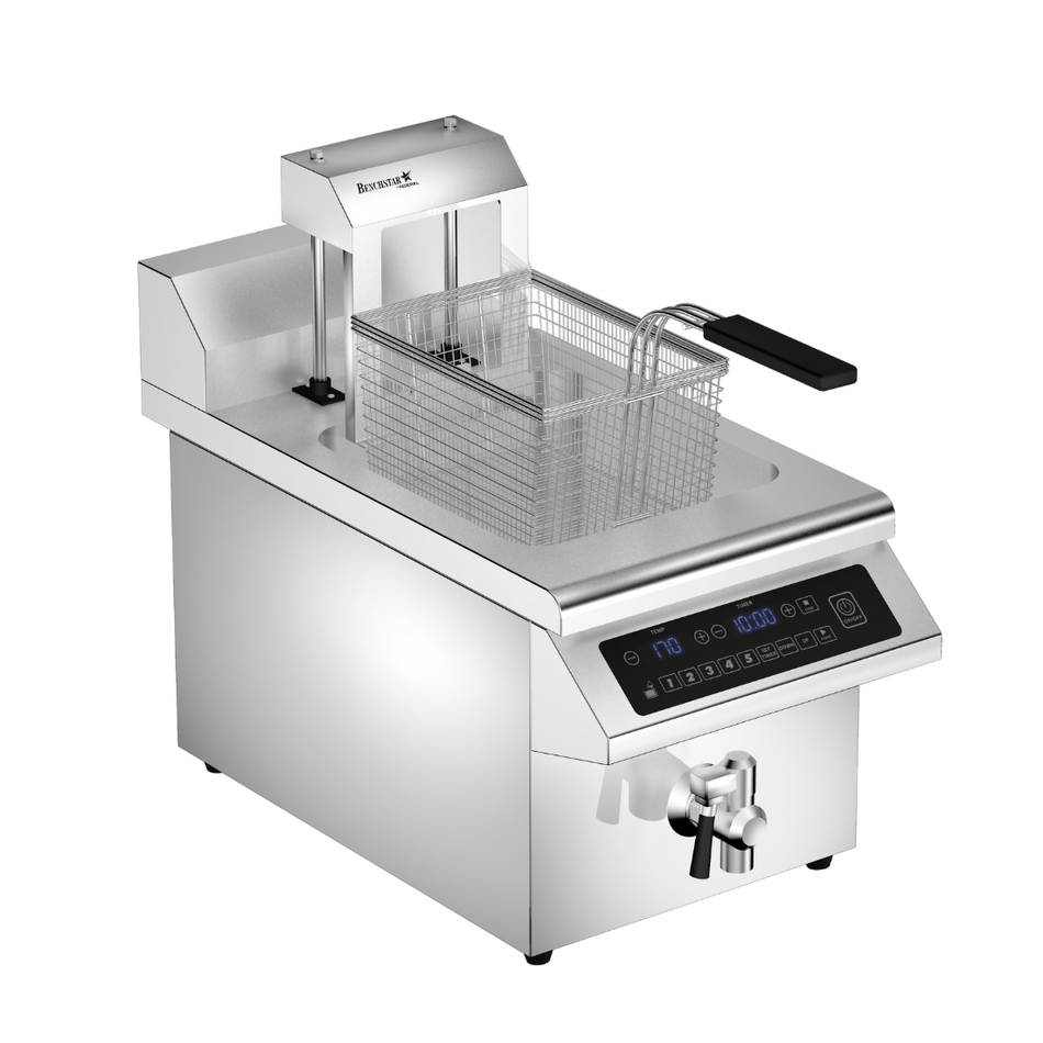 Benchstar Single Tank Auto Lifting Induction Fryer - IF3500S-AL