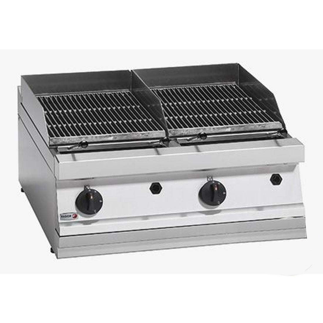 Fagor 700 Series Gas Charcoal 2 Grid Grill BG7 - 10 - Commercial Kitchen Appliances