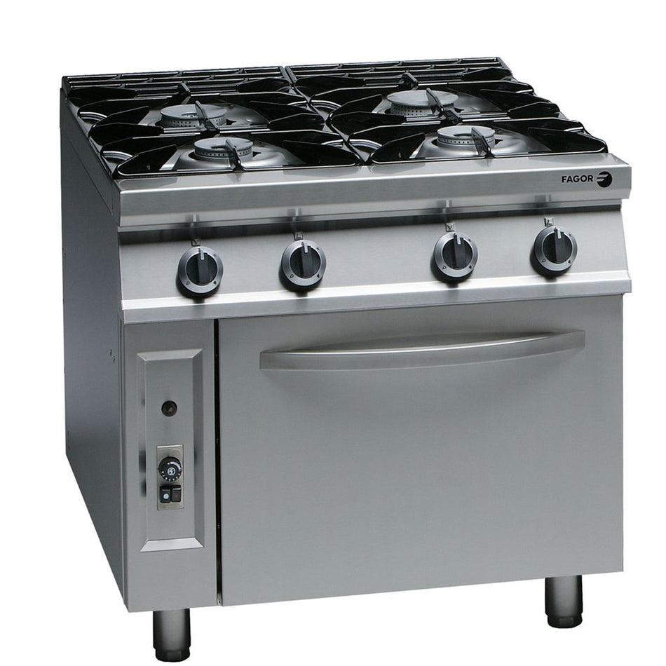 Fagor 900 Series Natural Gas 4 Burner CG9 - 41H - Commercial Kitchen Appliances