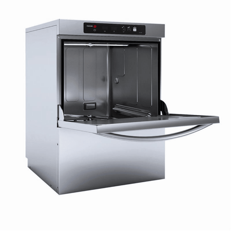Fagor CO-502BDD undercounter commercial dishwasher with drain pump — front view