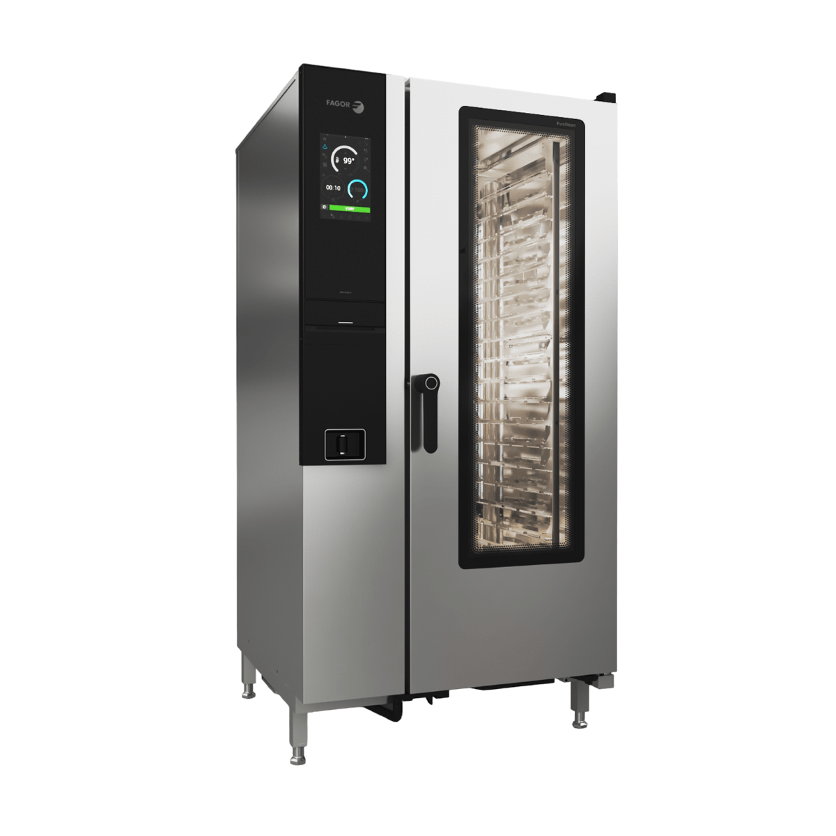 Fagor Ikore 20 Tray Advanced Boiler Gas Combi Oven APW - 201GRLWS - Commercial Kitchen Appliances