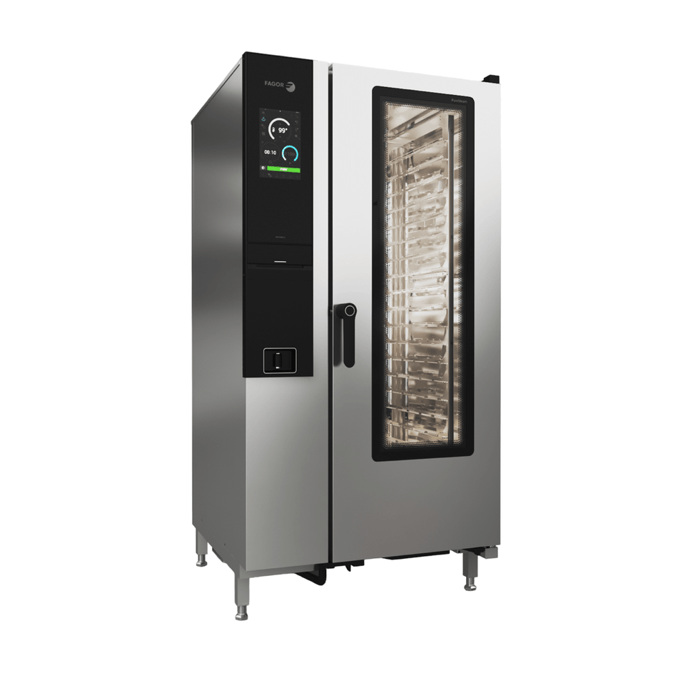 Fagor Ikore 20 Tray Advanced Boiler Gas Combi Oven APW - 201GRLWS - Commercial Kitchen Appliances