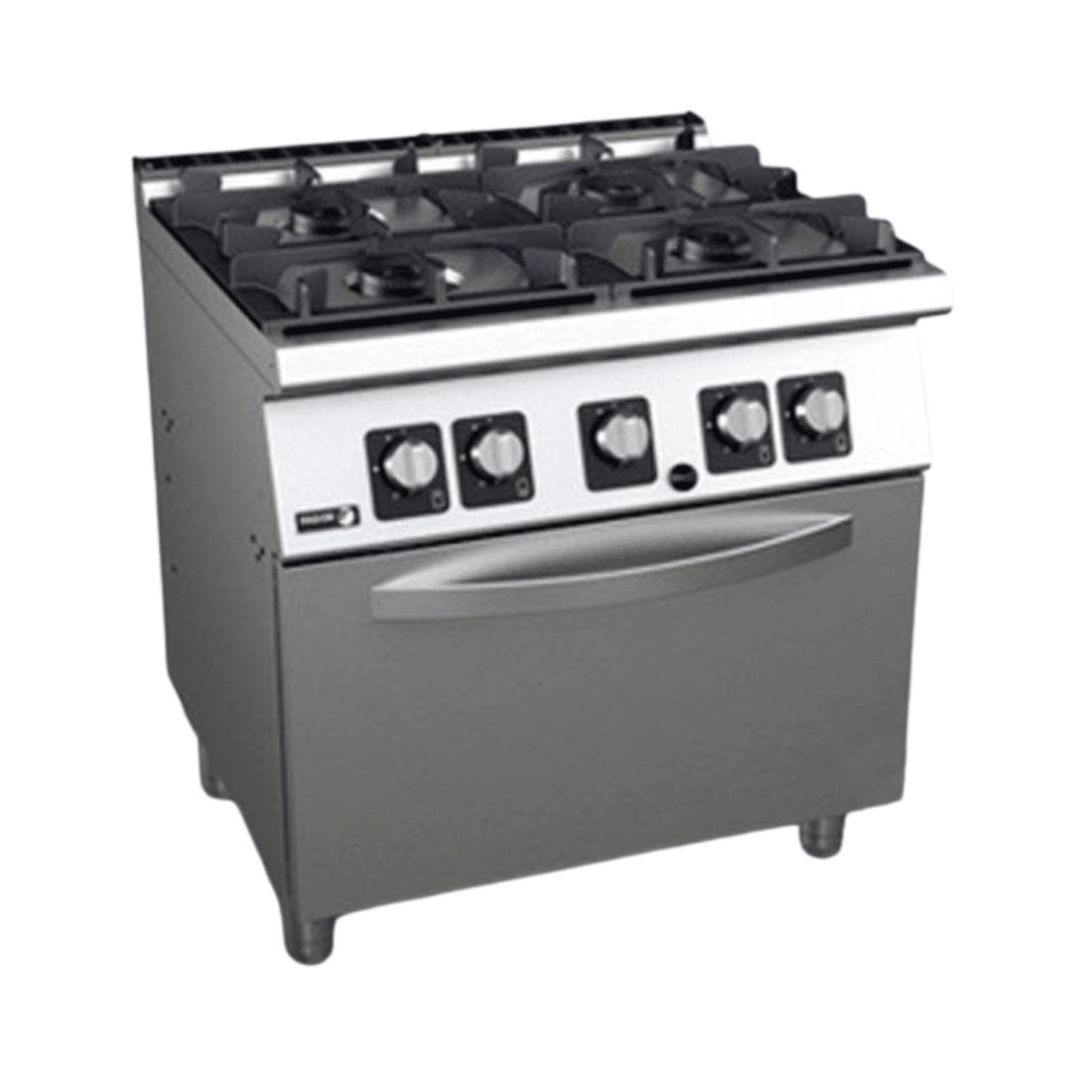 Fagor Kore 700 4 Burner Gas Range With Gas Oven C - G741H - Commercial Kitchen Appliances
