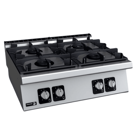 Fagor Kore 700 Series Bench Top 4 Gas Burners C - G740H - Commercial Kitchen Appliances