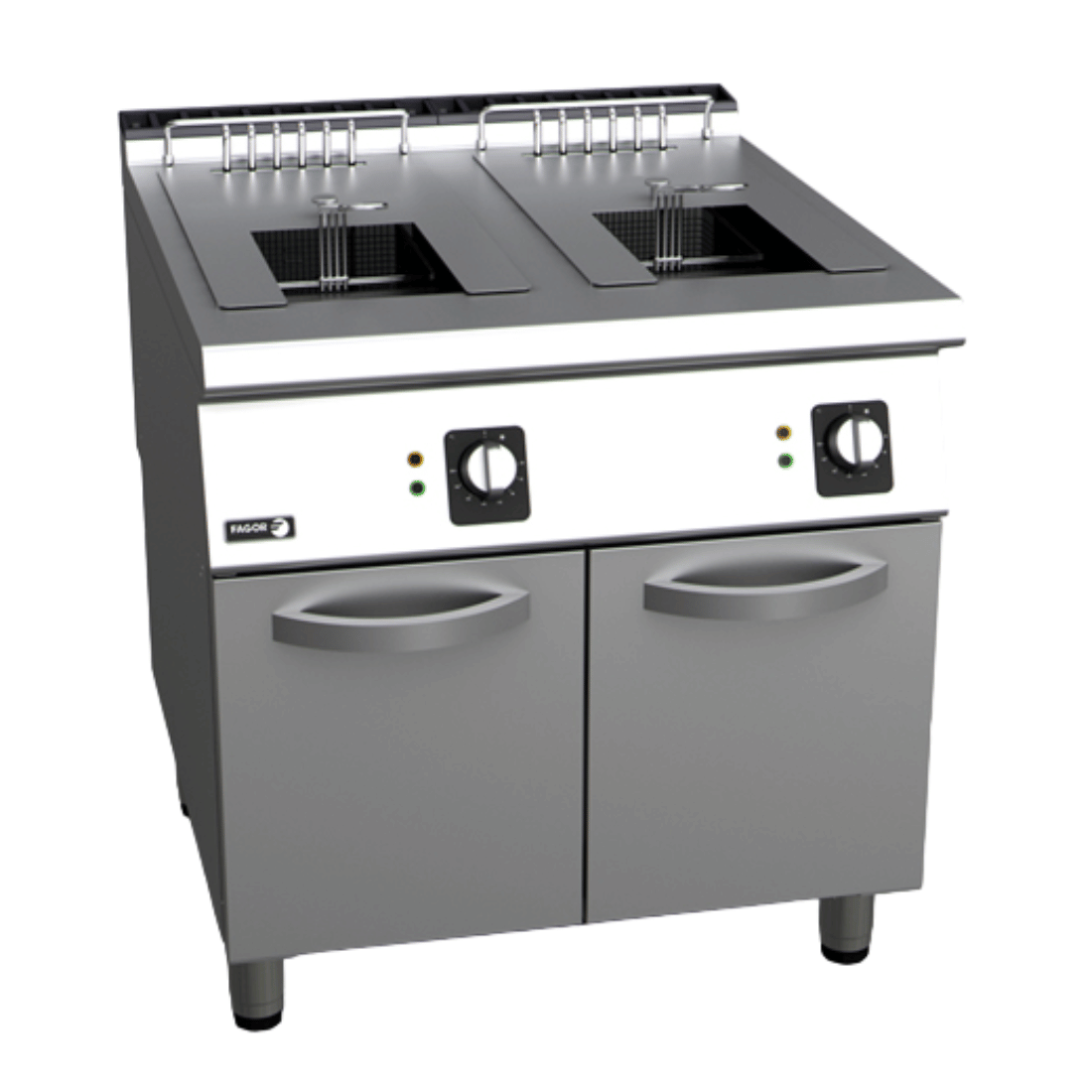 Fagor Kore 900 Electric Fryer With 2X15L Tank And 2 Baskets F - E9215 - Commercial Kitchen Appliances