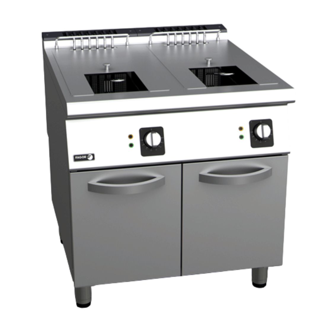 Fagor Kore 900 Electric Fryer With 2X21L Tank And 4 Baskets F - E9221 - Commercial Kitchen Appliances