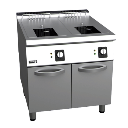 Fagor Kore 900 Electric Fryer With 2X21L Tank And 4 Baskets F - E9221 - Commercial Kitchen Appliances