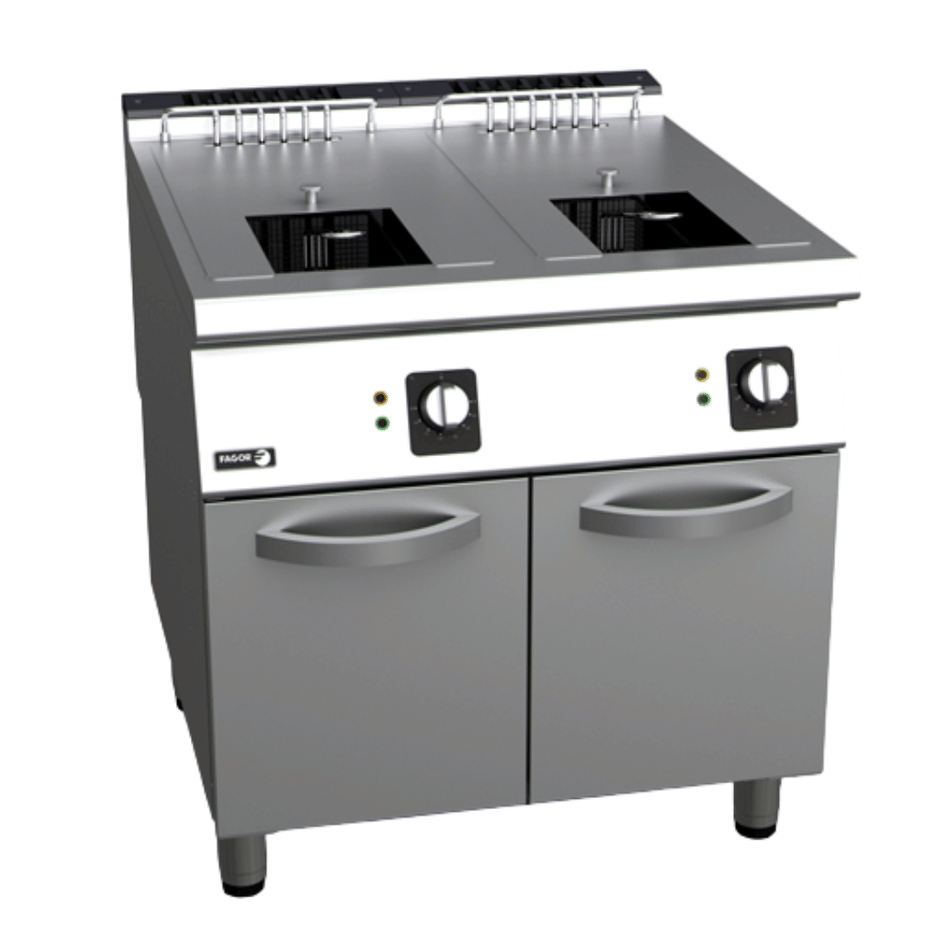 Fagor Kore 900 Electric Fryer With 2X21L Tank And 4 Baskets F - E9221 - Commercial Kitchen Appliances