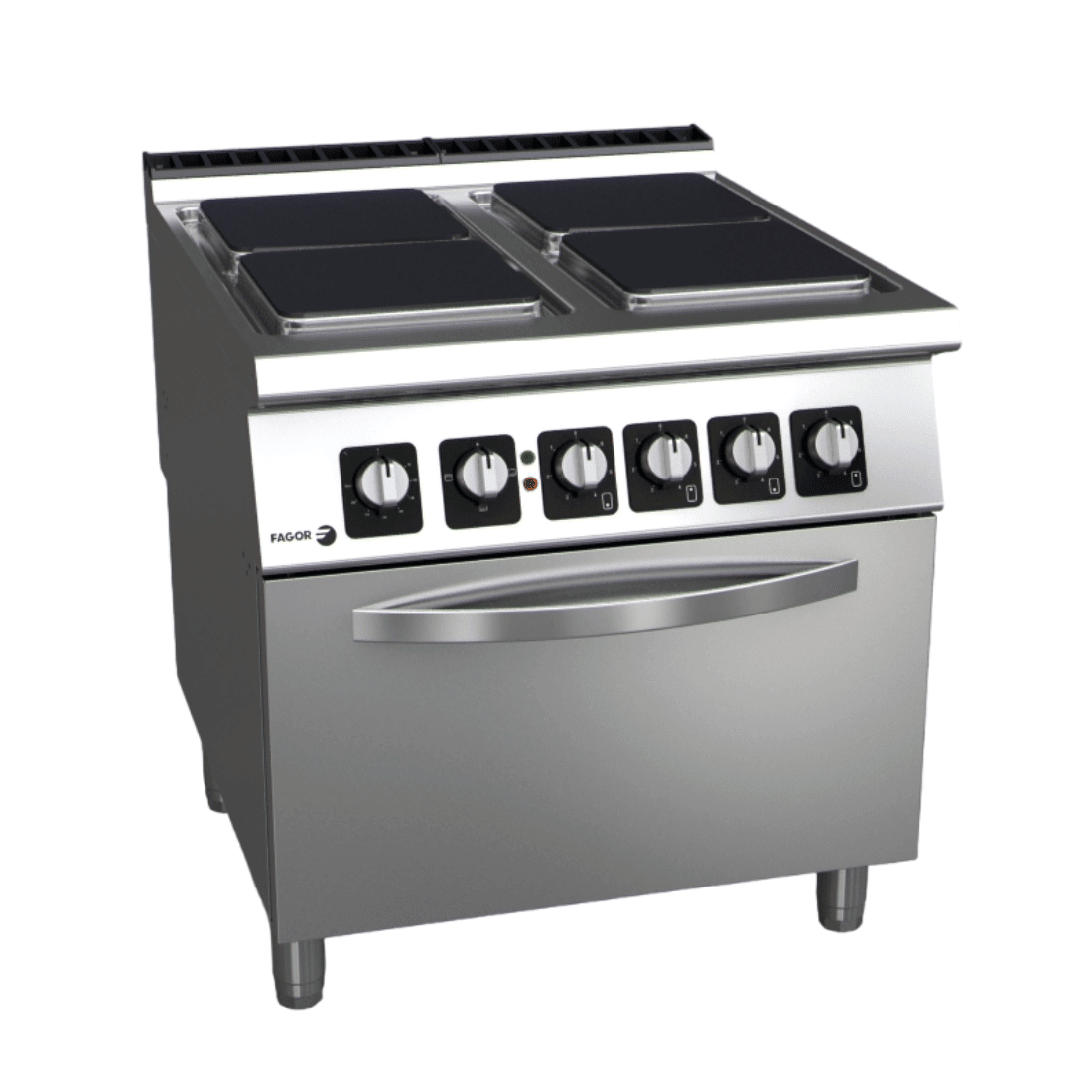 Fagor Kore 900 Series Electric 4 Burner With Oven C - E941 - Commercial Kitchen Appliances