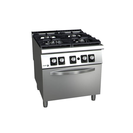 Fagor Kore 900 Series Natural Gas 4 Burner With Gas Oven C - G941 - Commercial Kitchen Appliances
