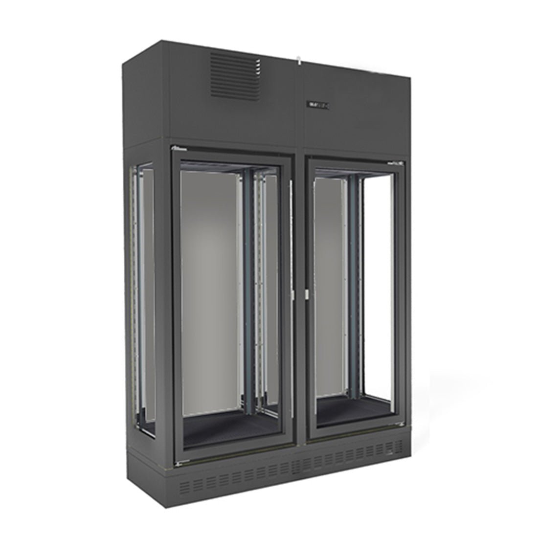 Fagor Single Zone 2 Doors Black Central Wine Cellar FWC - 2602 - 1CB - Commercial Kitchen Appliances