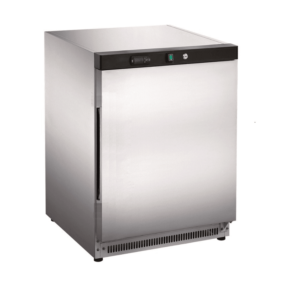 FED - X 130L Stainless Steel Bar Cooler Solid Door Static Fridge XR200SS - Commercial Kitchen Appliances