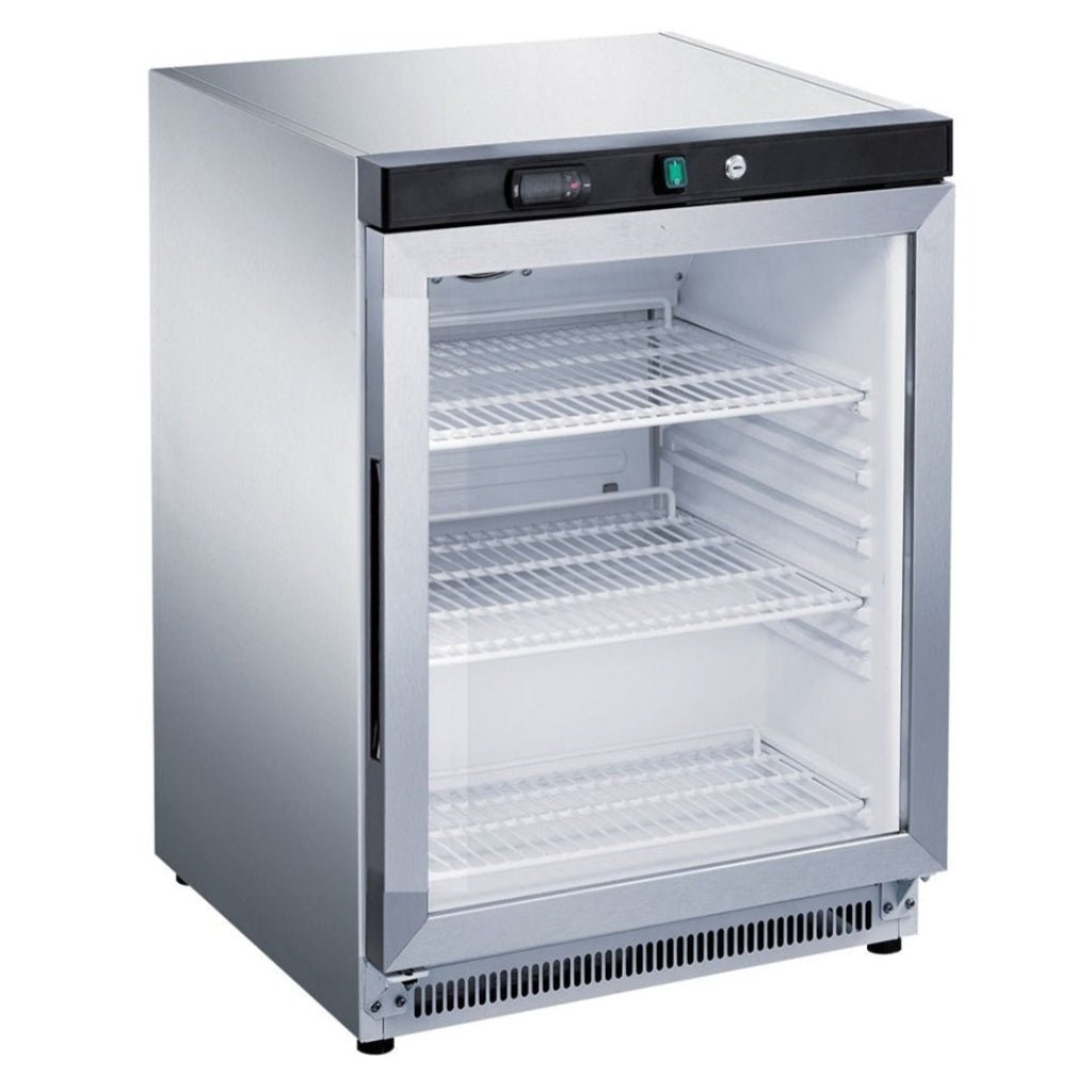 FED - X 30L Bar Cooler Glass Door Static Display Fridge XR200SG - Commercial Kitchen Appliances