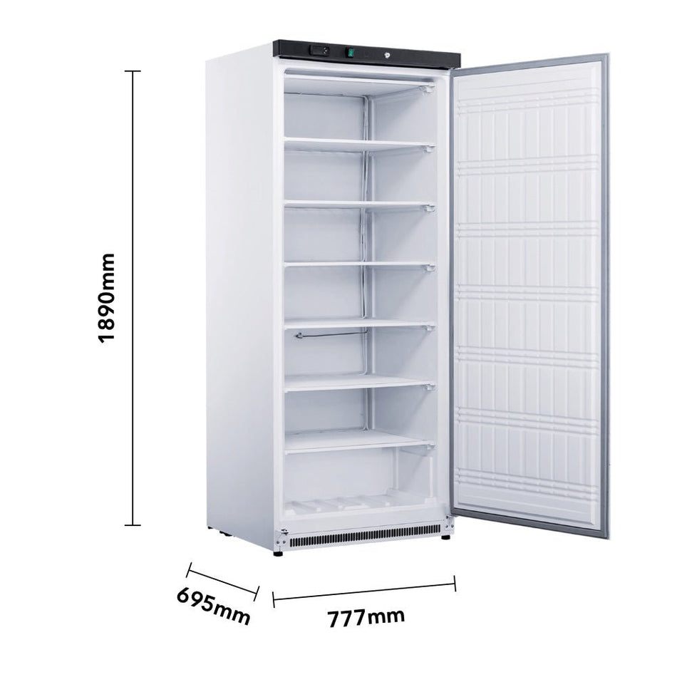 FED-X 555L Stainless Steel Single Solid Door Upright Freezer XF600SS - Commercial Kitchen Appliances