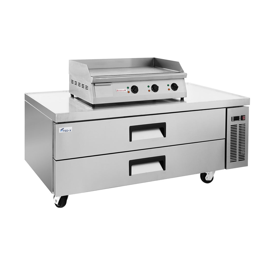 FED - X Chef Base Refrigerated Drawer Bench 360L XCB - 60 - Commercial Kitchen Appliances