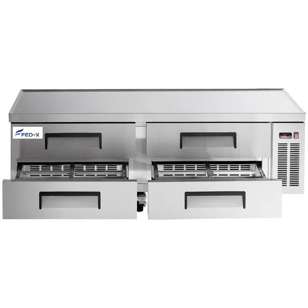 FED - X Chef Base Refrigerated Drawer Bench 453L XCB - 72 - Commercial Kitchen Appliances