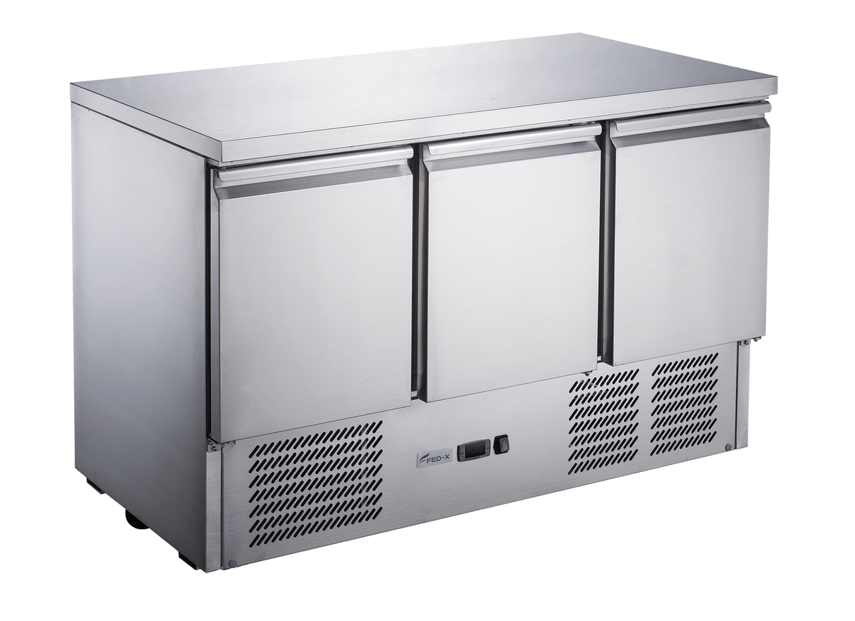 FED - X Compact Workbench Fridge XGNS1300B - Commercial Kitchen Appliances