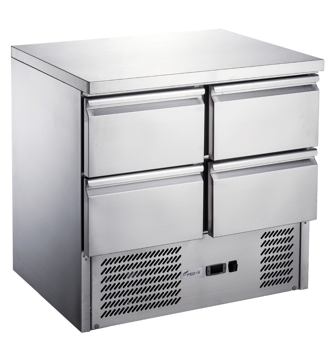 FED - X Four Drawer Compact Workbench Fridge XGNS900 - 4D - Commercial Kitchen Appliances