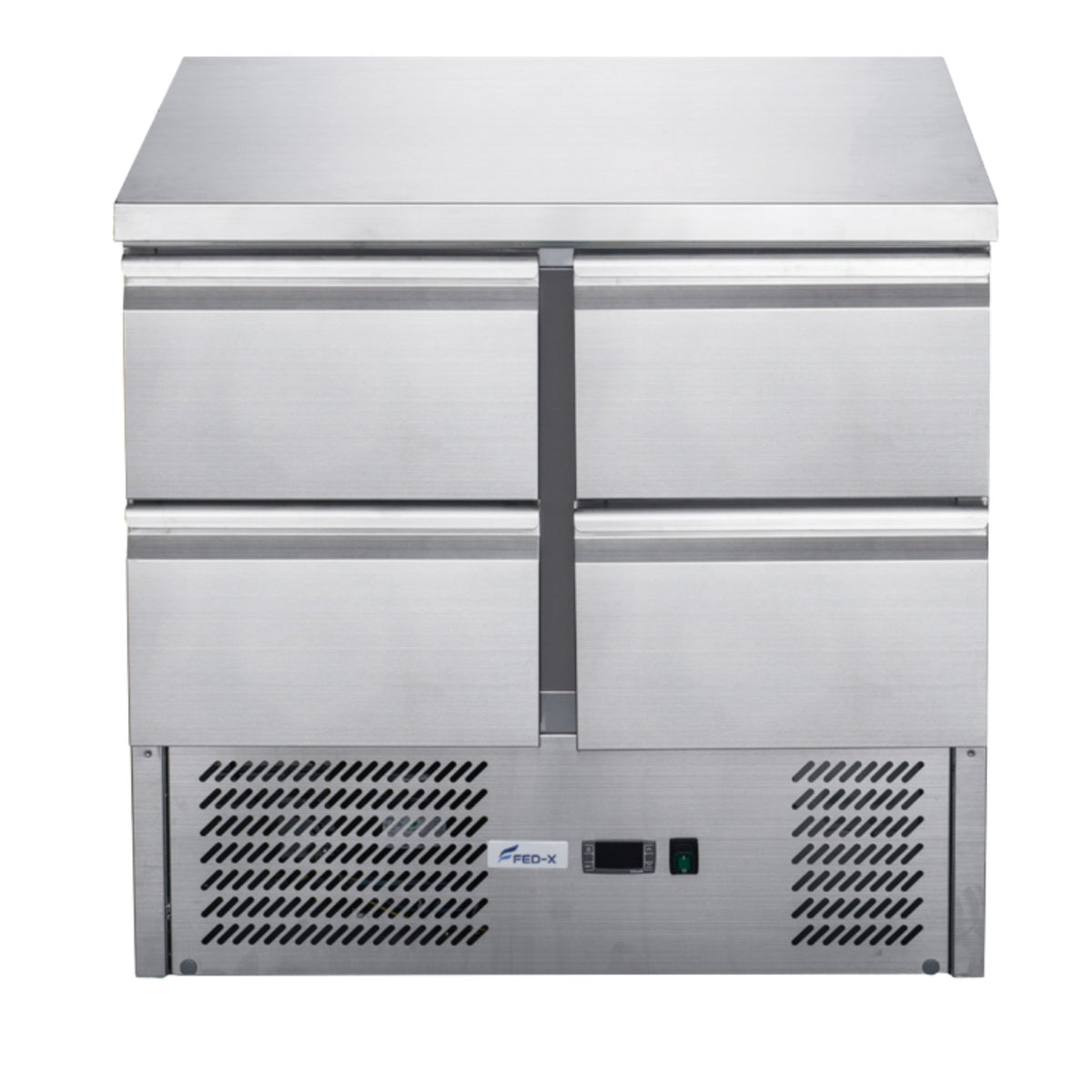 FED - X Four Drawer Compact Workbench Fridge XGNS900 - 4D - Commercial Kitchen Appliances