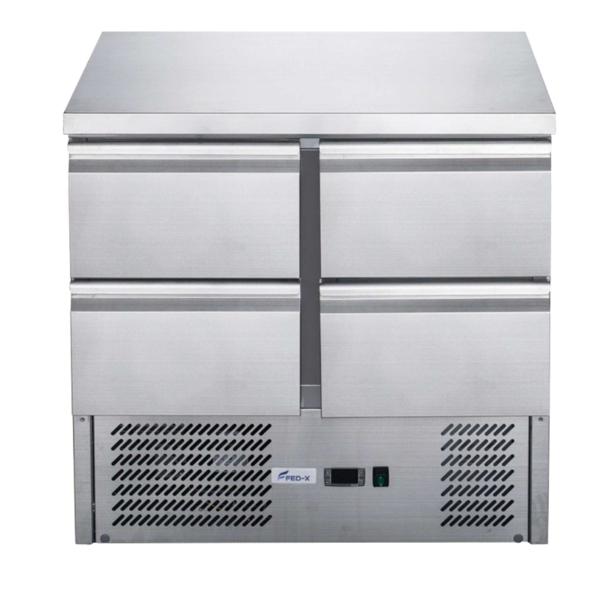 FED - X Four Drawer Compact Workbench Fridge XGNS900 - 4D - Commercial Kitchen Appliances