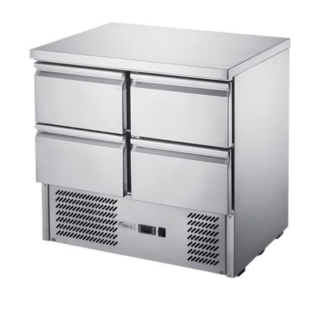 FED - X Four Drawer Compact Workbench Fridge XGNS900 - 4D - Commercial Kitchen Appliances