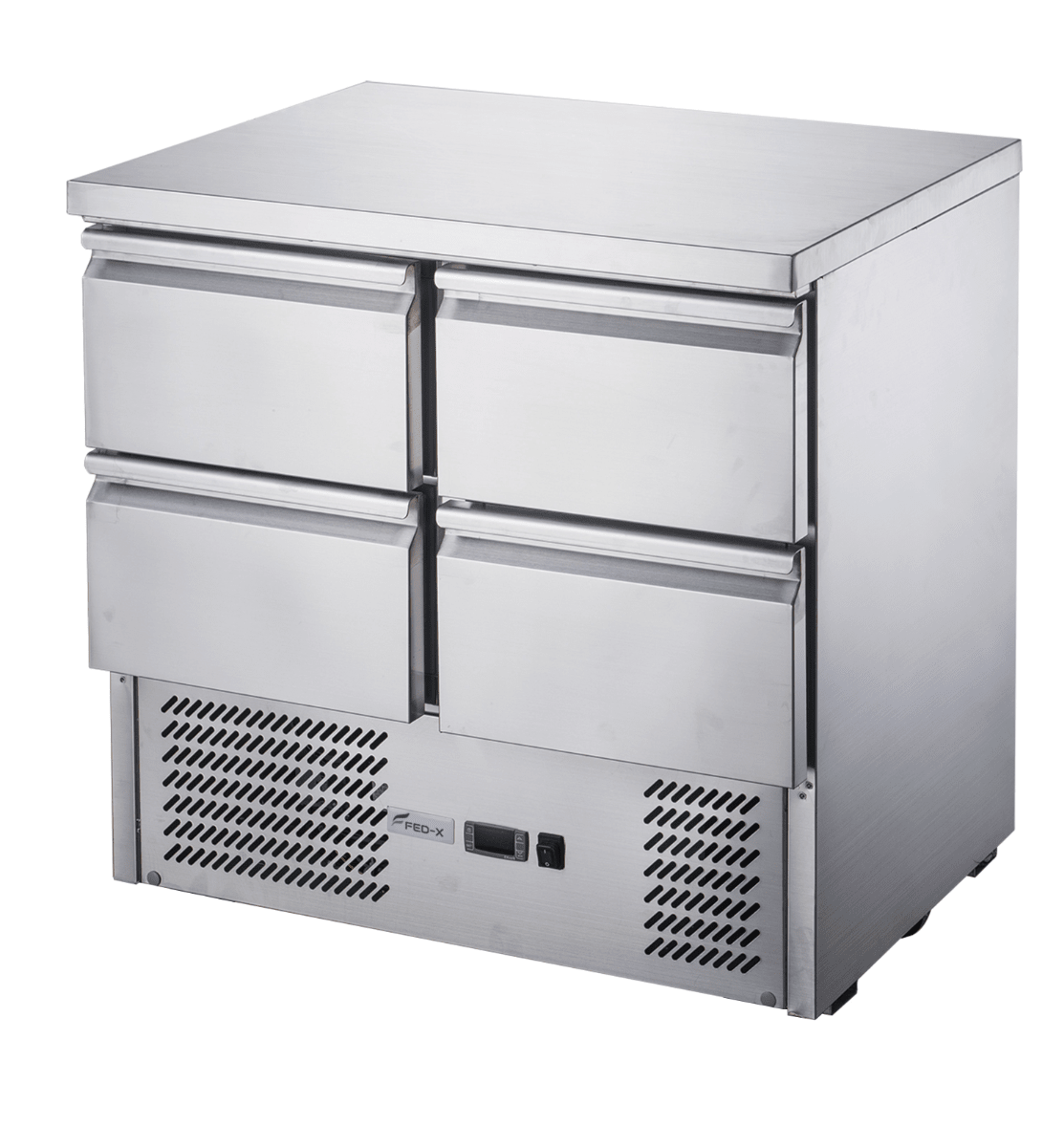 FED - X Four Drawer Compact Workbench Fridge XGNS900 - 4D - Commercial Kitchen Appliances