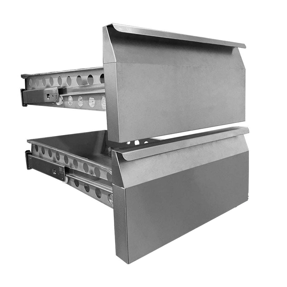FED - X Optional Set 2 Drawers For Solid Door Units GN - 2DRAWER - Commercial Kitchen Appliances