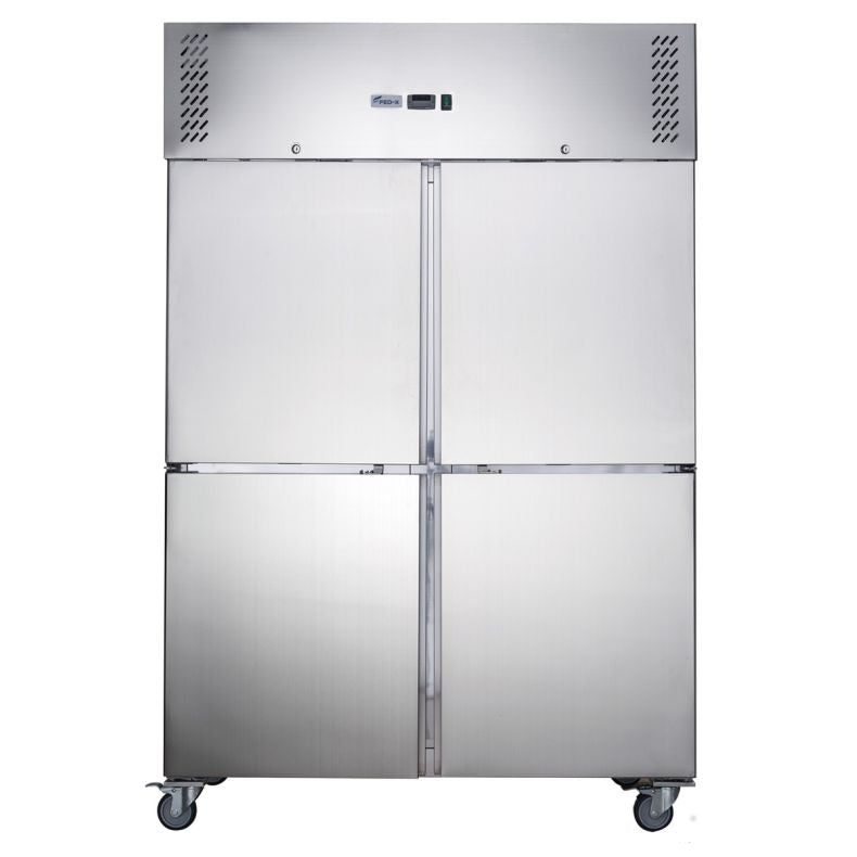 FED-X S/S Four Door Upright Fridge 1200L XURC1200S2V - XURC1200S2V