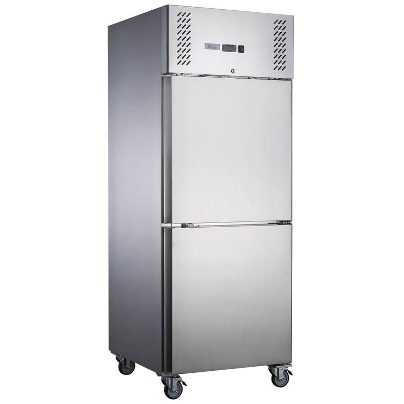 FED-X S/S Two Door Upright Fridge 600L XURC600S1V - XURC600S1V