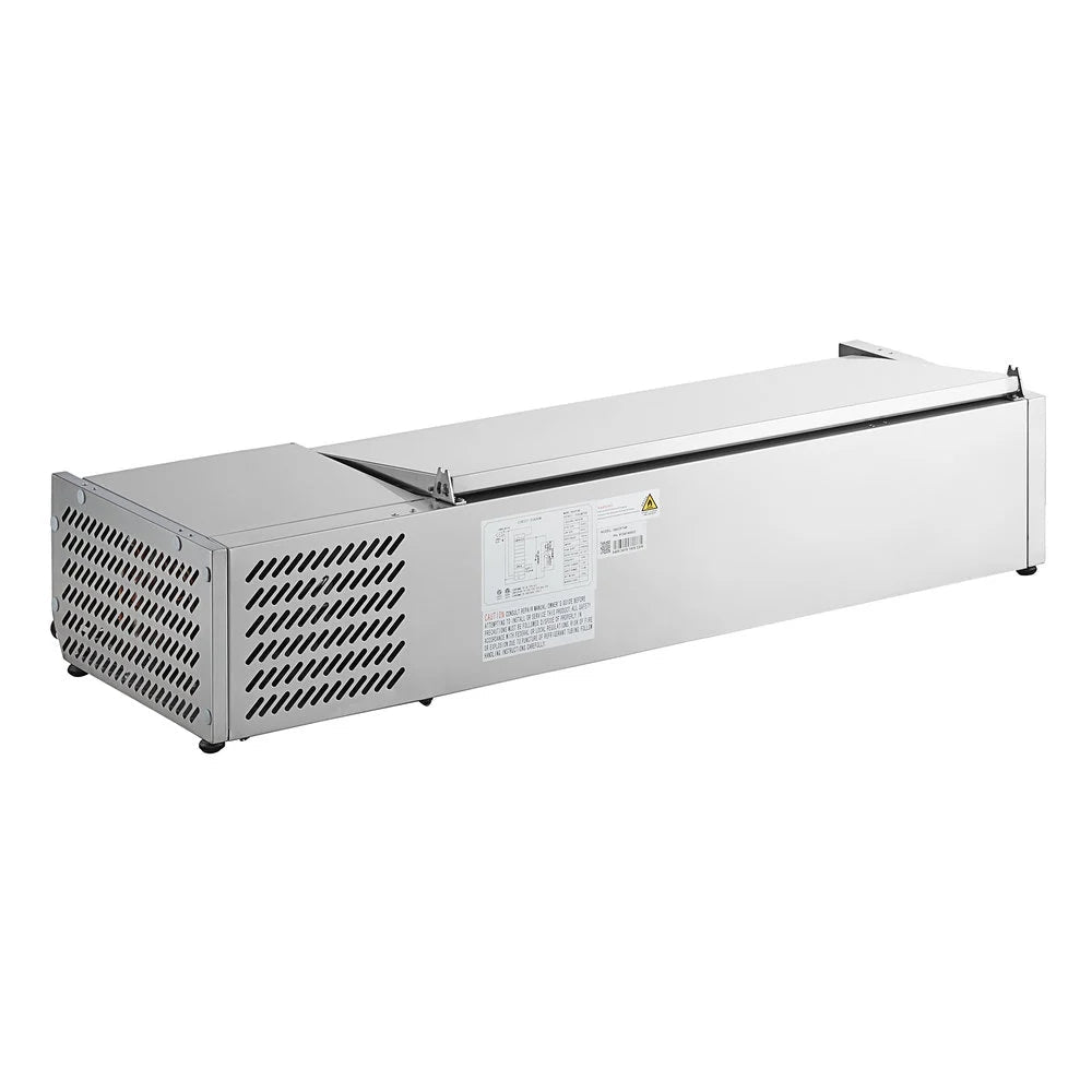 FED - X Salad Bench With Stainless Steel Lid XVRX1200/380S - Commercial Kitchen Appliances