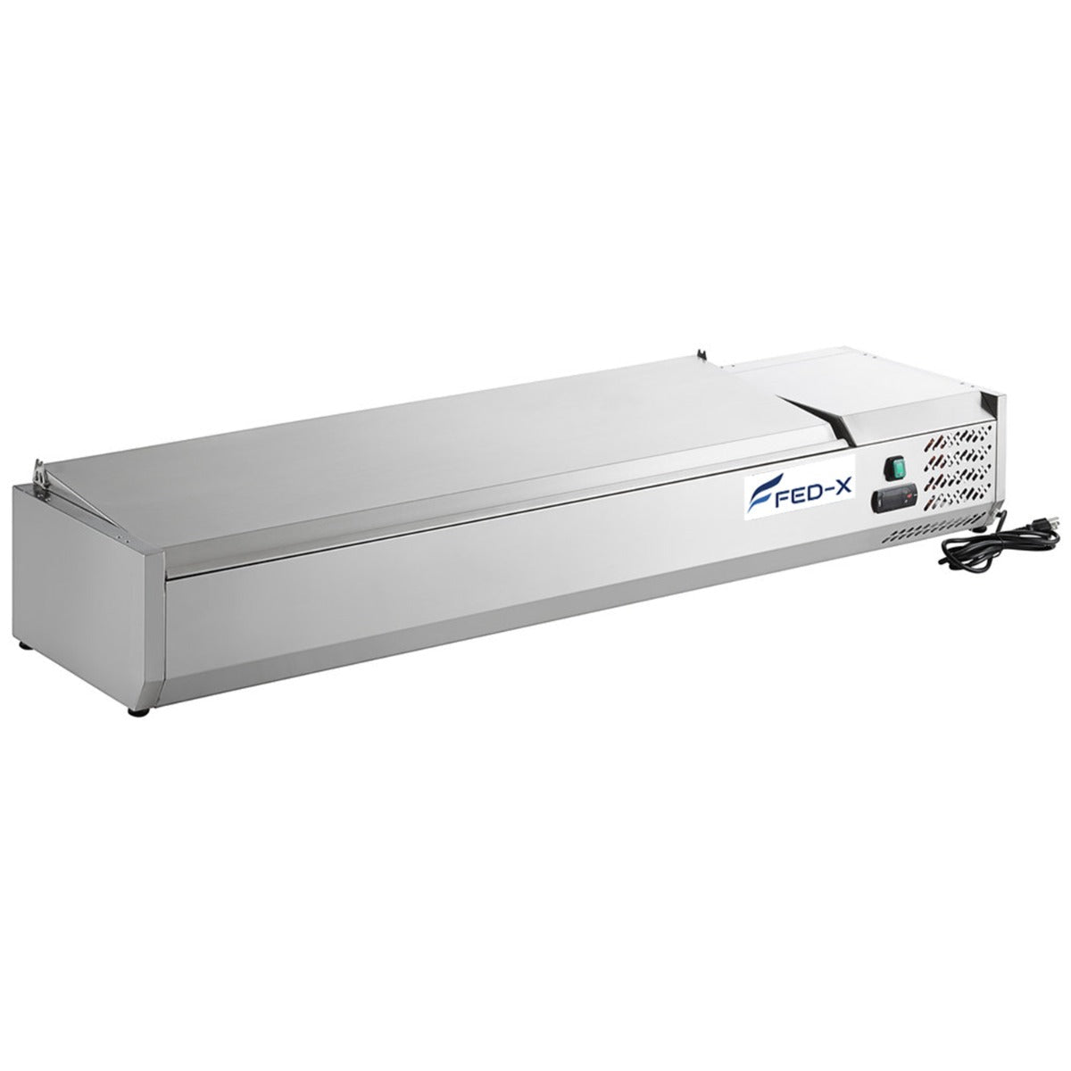 FED - X Salad Bench With Stainless Steel Lid XVRX1500/380S - Commercial Kitchen Appliances