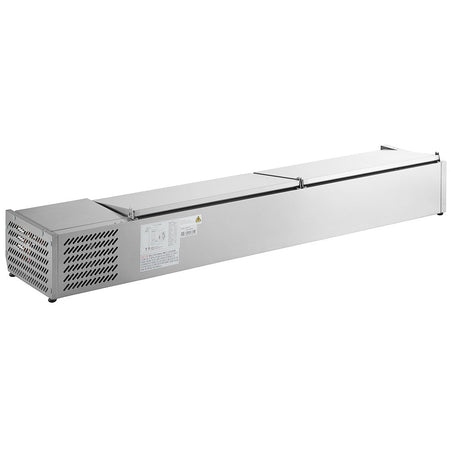 FED - X Salad Bench With Stainless Steel Lids XVRX1800/380S - Commercial Kitchen Appliances