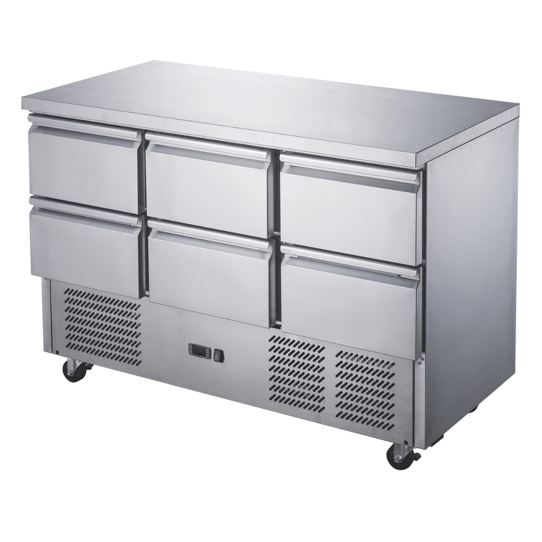 FED - X Six Drawer Salad Prep Fridge XGNS1300D - 6D - Commercial Kitchen Appliances