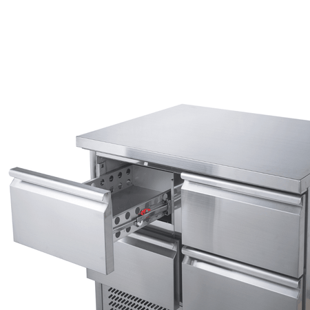 FED - X Six Drawer Salad Prep Fridge XGNS1300D - 6D - Commercial Kitchen Appliances