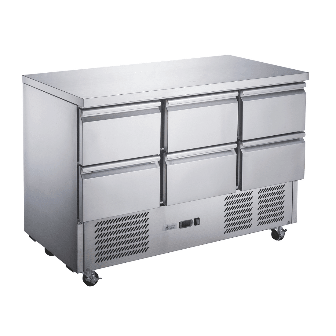 FED - X Six Drawer Salad Prep Fridge XGNS1300D - 6D - Commercial Kitchen Appliances