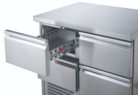 FED - X Six Drawer Salad Prep Fridge XGNS1300D - 6D - Commercial Kitchen Appliances
