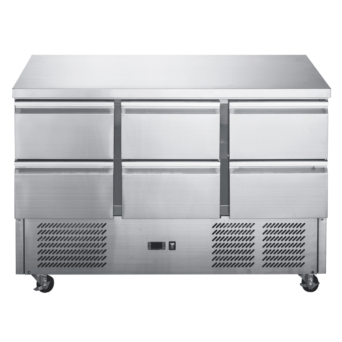 FED - X Six Drawer Salad Prep Fridge XGNS1300D - 6D - Commercial Kitchen Appliances