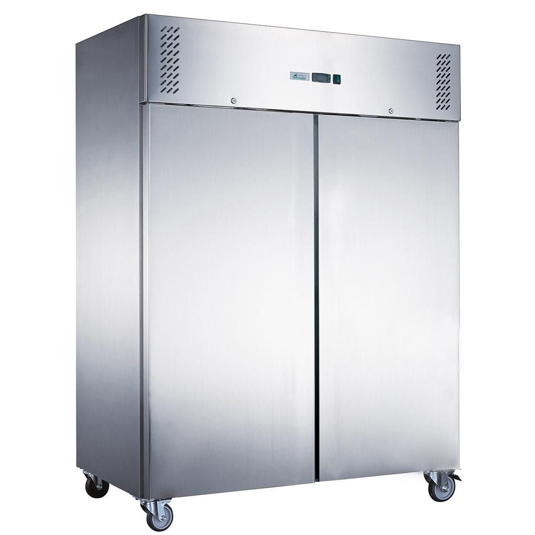 FED - X S/S Double Door Upright Freezer XURF1200SFV - Commercial Kitchen Appliances