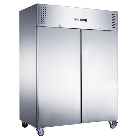 FED - X S/S Double Door Upright Freezer XURF1200SFV - Commercial Kitchen Appliances