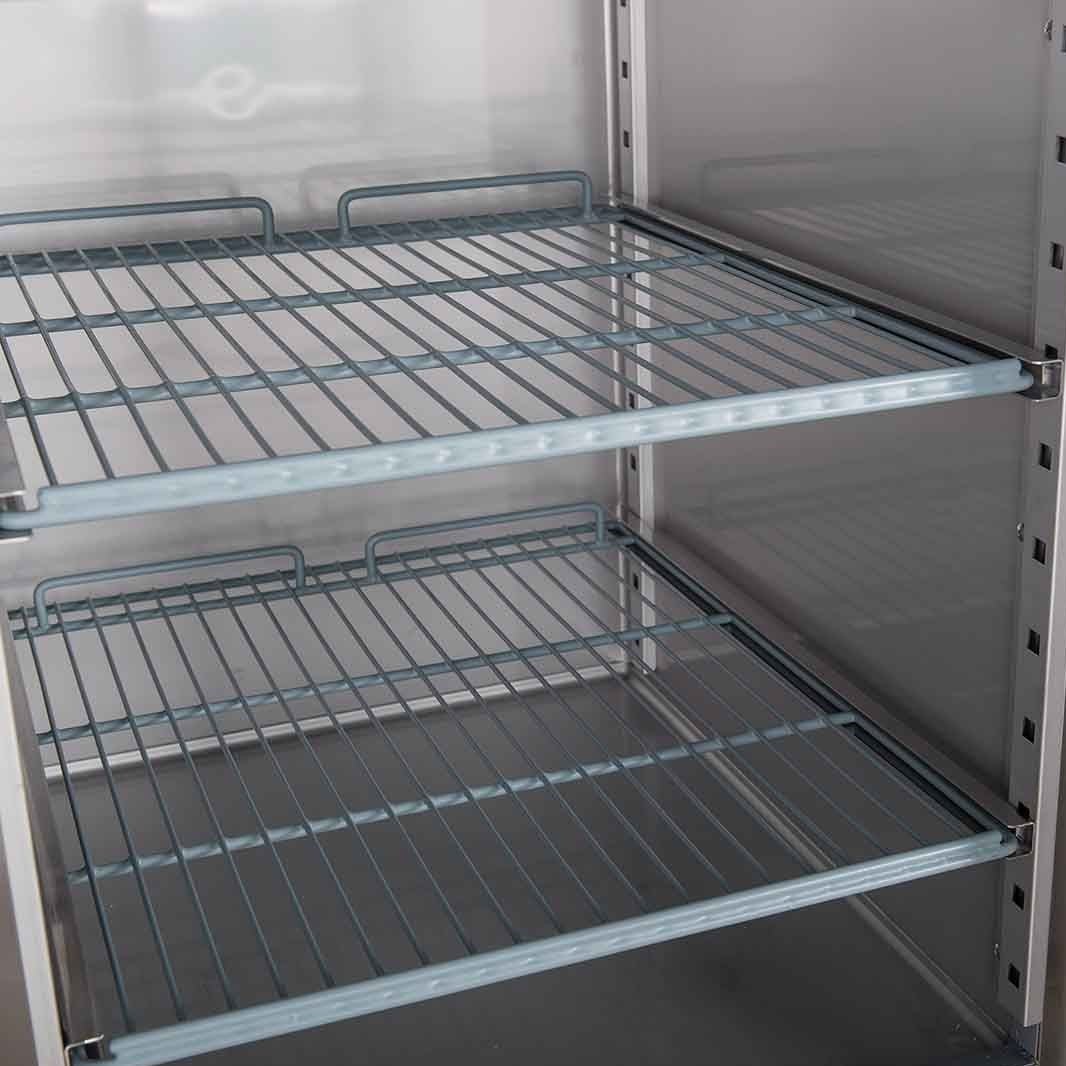 FED - X S/S Double Door Upright Freezer XURF1200SFV - Commercial Kitchen Appliances