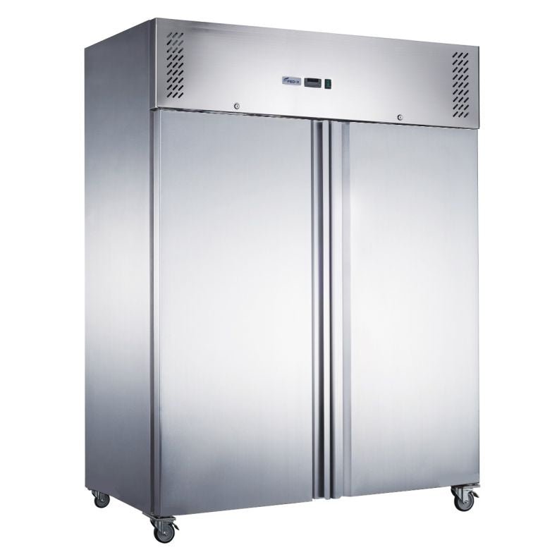 FED - X S/S Double Door Upright Fridge 1200L XURC1200SFV - Commercial Kitchen Appliances