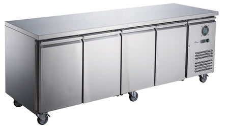 FED - X S/S Four Door Bench Fridge XUB6C22S4V - Commercial Kitchen Appliances