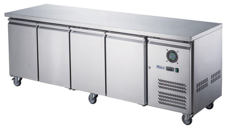 FED - X S/S Four Door Bench Fridge XUB6C22S4V - Commercial Kitchen Appliances