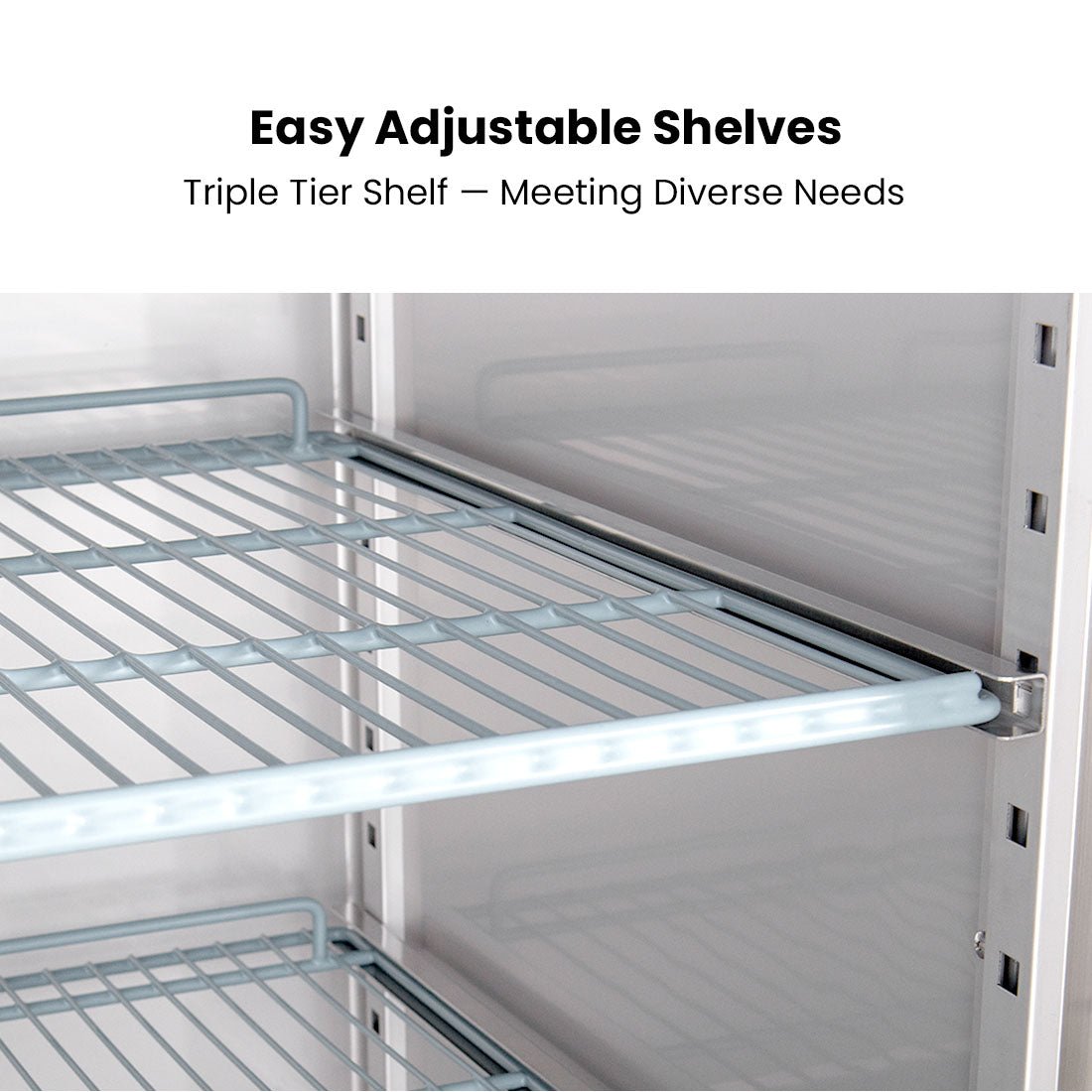 FED - X S/S Four Door Upright Freezer XURF1200S2V - Commercial Kitchen Appliances