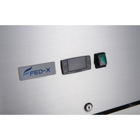 FED - X S/S Full Glass Door Upright Fridge XURC600G1V - Commercial Kitchen Appliances