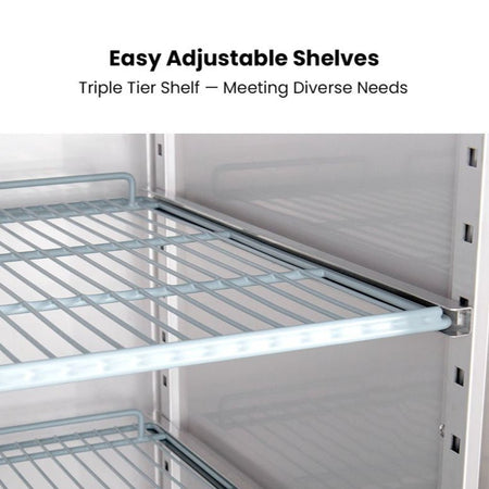 FED - X S/S Single Door Upright Fridge 429L XURC400SFV - Commercial Kitchen Appliances