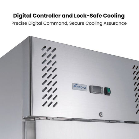 FED - X S/S Single Door Upright Fridge 429L XURC400SFV - Commercial Kitchen Appliances